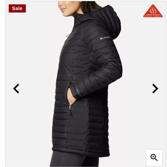 Women's Columbia Omni White out Black Quilted Jacket size medium - Picture 5 of 10